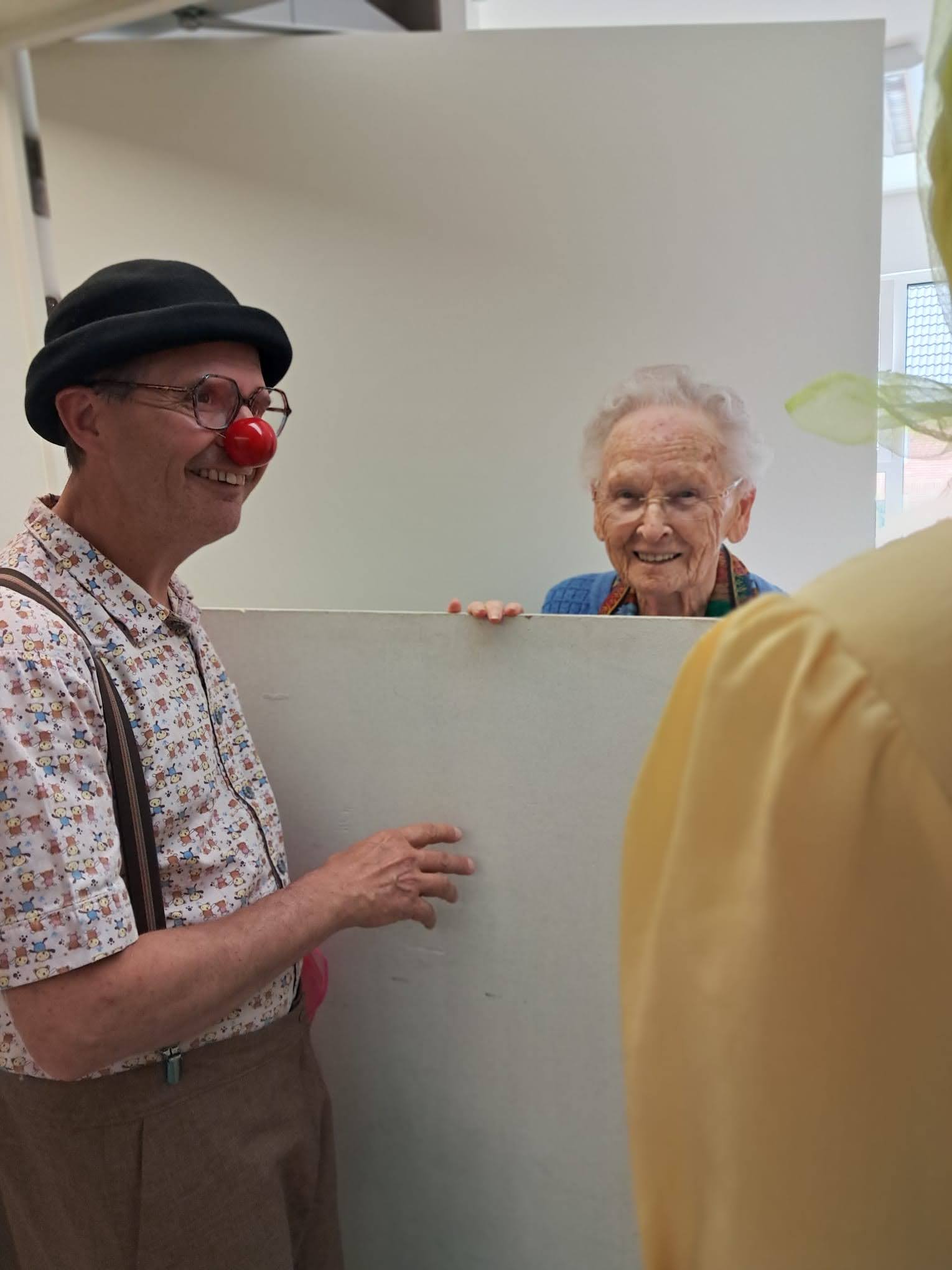 mensen met dementie, vorming, woonzorgcentra, clown, beleefclown